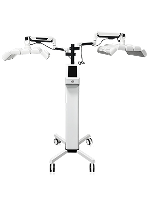A050 Standing Dual-Panel LED Therapy Device with Portrait Screen