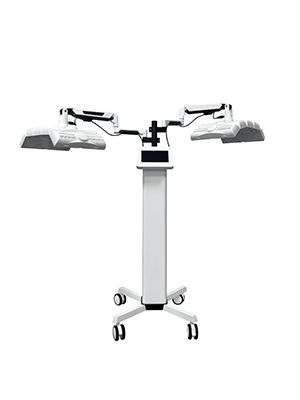 A050 Standing Dual-Panel LED Therapy Device with Landscape Screen