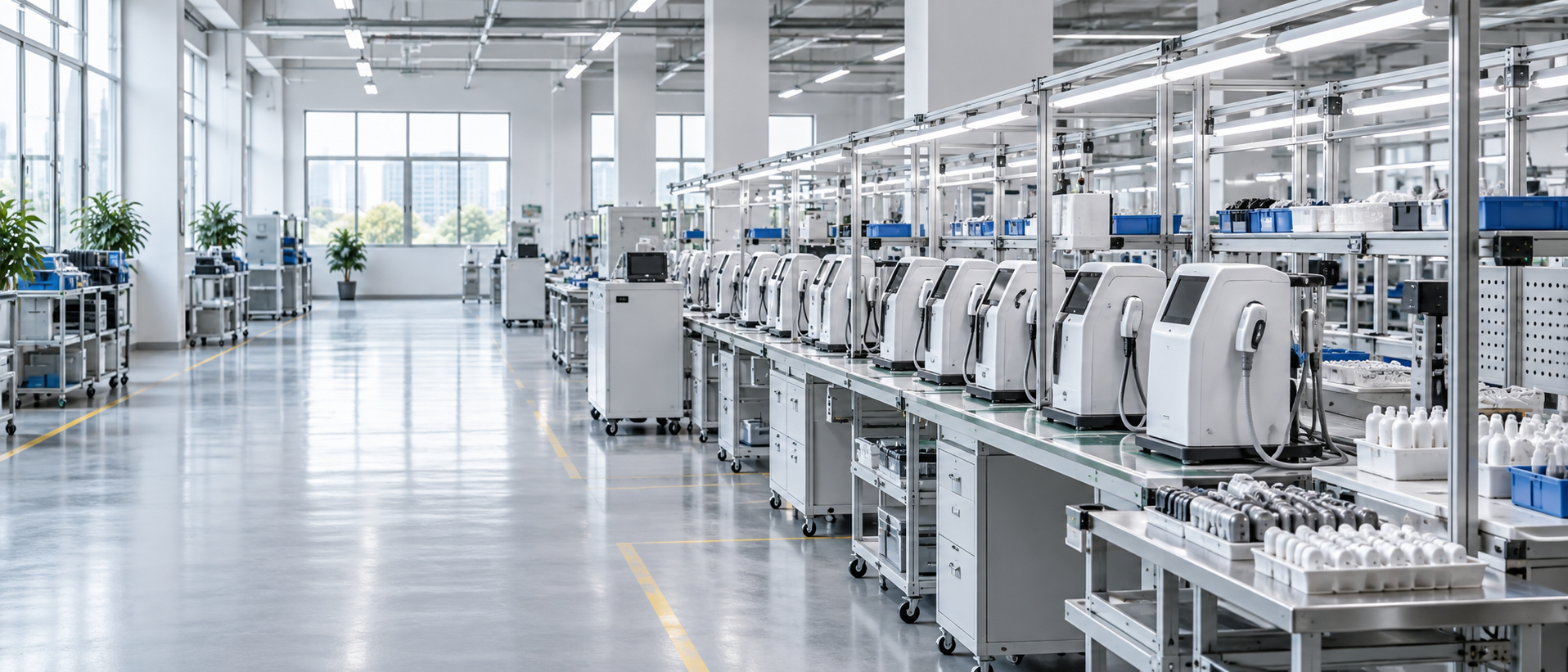 BenYiTech beauty equipment production floor